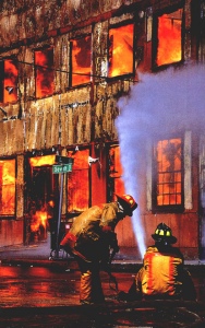 L�homme &agrave; flammes.. .  .   .